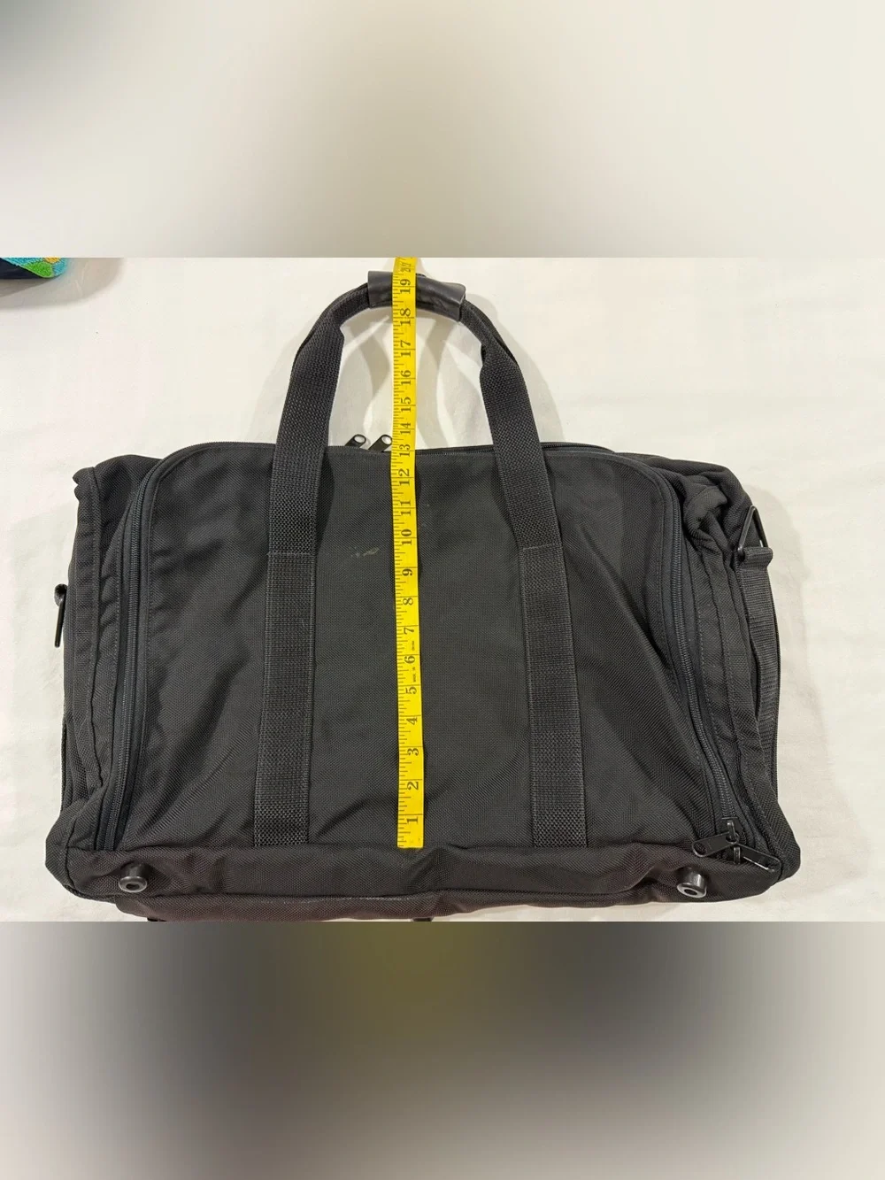Tumi Alpha Ballistic Nylon Expandable Garment Duffel Travel Bag USA
